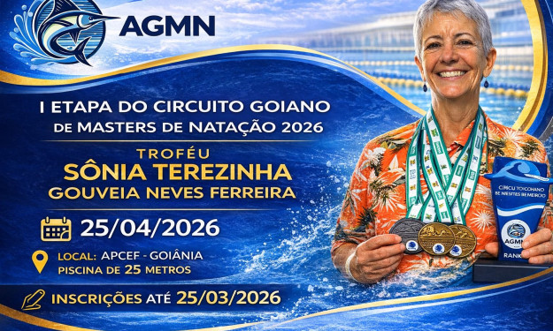 I ETAPA DO CIRCUITO GOIANO DE MASTERS DE NATAÇÃO