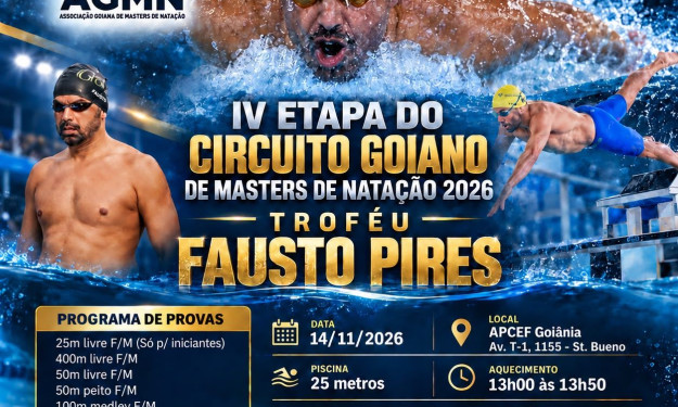 IV ETAPA DO CIRCUITO GOIANO DE MASTERS DE NATAÇÃO